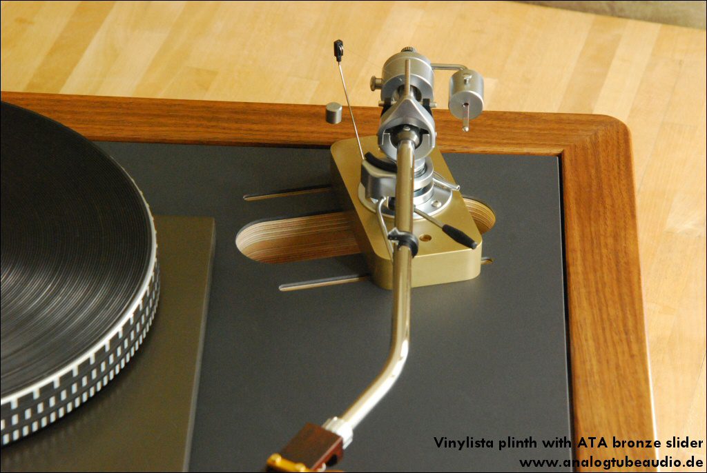 Vinylista Zarge mit Bronze Slider und SME 3012-R